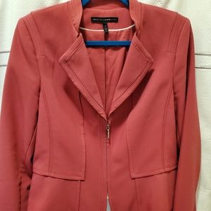 Coral Moto Blazer
